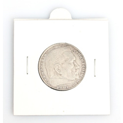 Silver coin 2 Reichmark