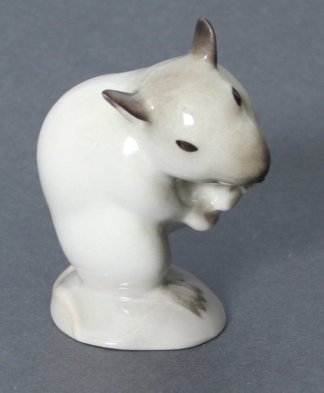 Porcelain figurine of a Rat