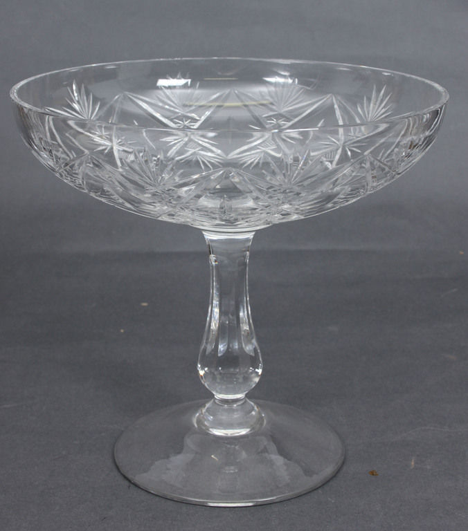 Crystal fruit bowl