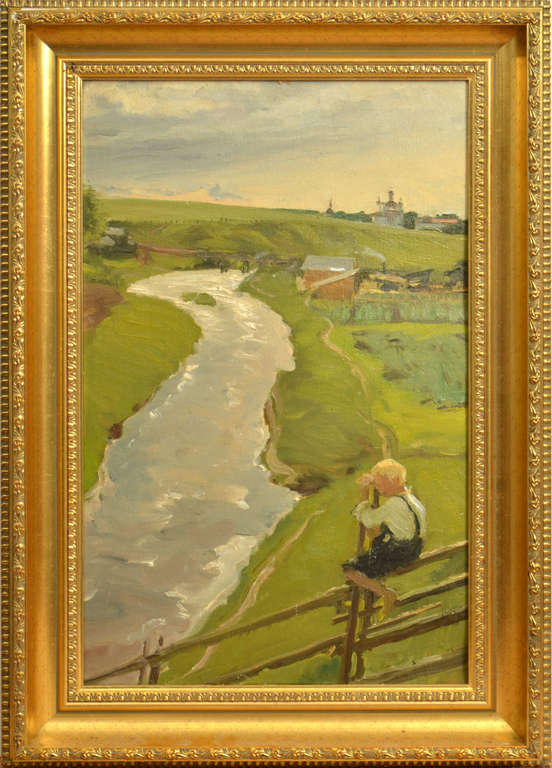  Мальчик возле реки