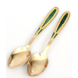 Silver spoons 2 pcs