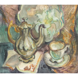 Still life with dishes