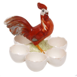 Porcelain utensil for eggs