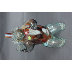 Colored glass decanter 