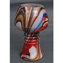 Colored glass vase / bowl