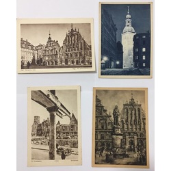 Postcards with places in Old Riga (4 pcs)