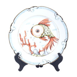 Porcelain decorative plate 