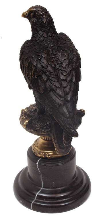 Bronze figure  "Eagle on a pedestal"