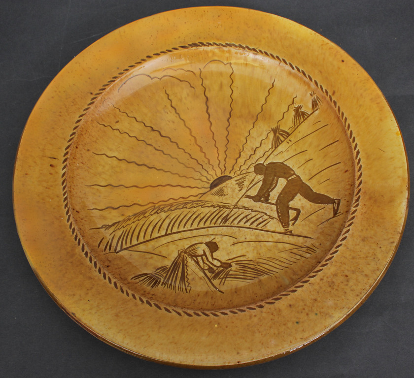 Ceramic plate 