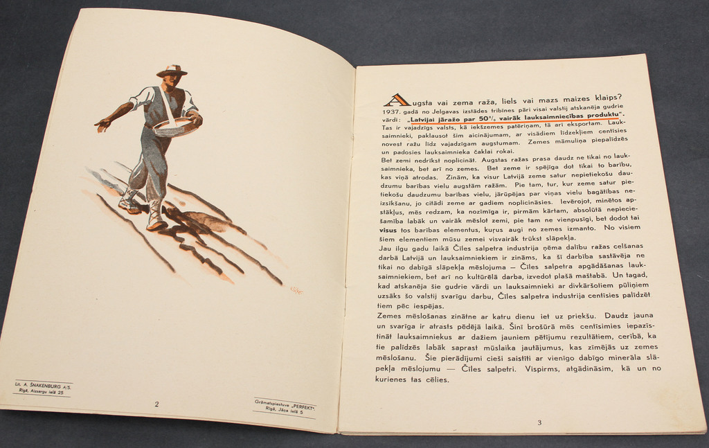 Brošūra ar Romualda Šisko zīmējumiem 