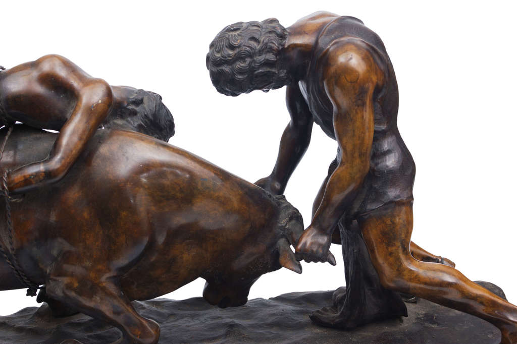 Bronze figural composition