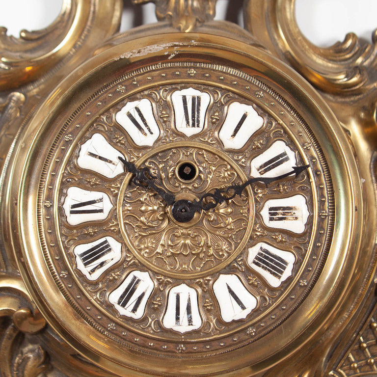 Rococo style wall clock