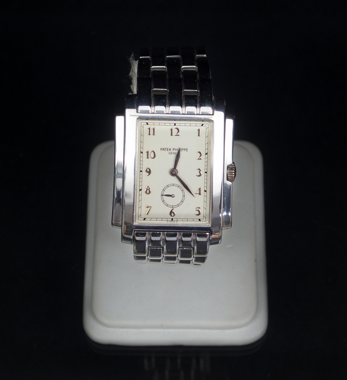 Baltā zelta vīriešu rokaspulkstenis 