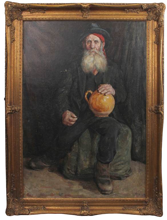 A man with a jug