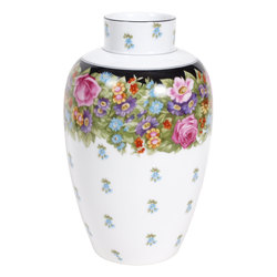 Porcelain vase Flora