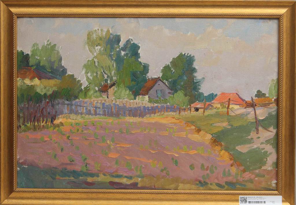 Oil painting Summer landscape by Hermanis Doncovs