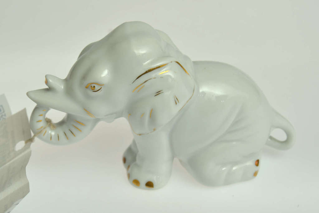 Porcelain figure elephant