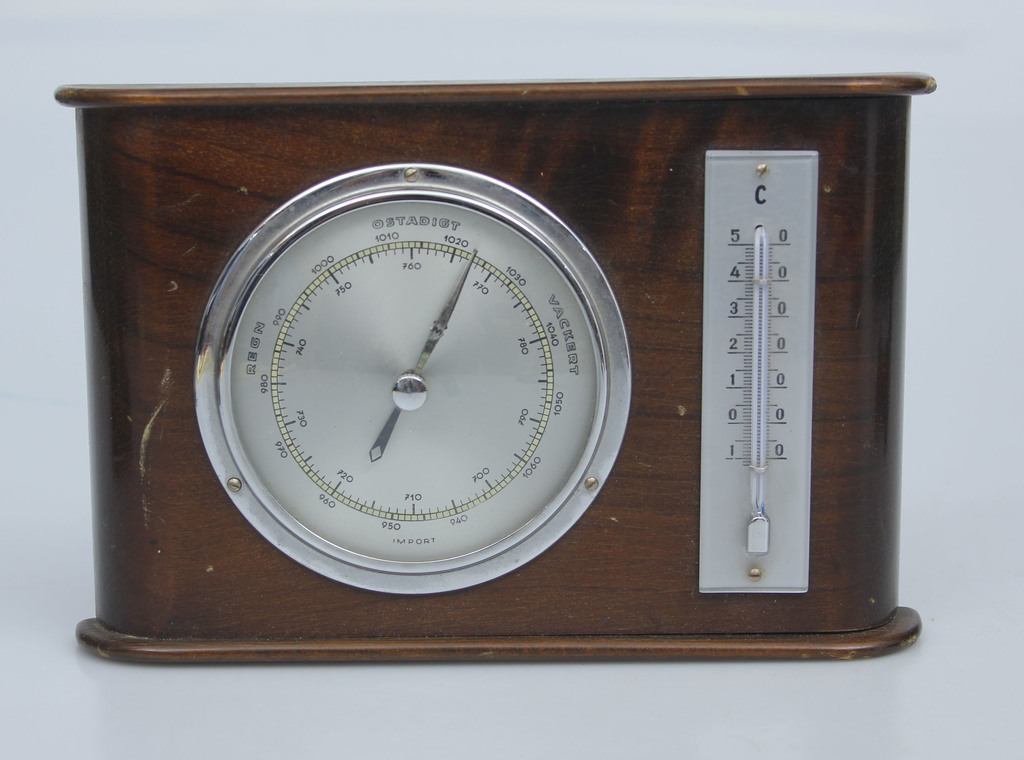 Настольный гигрометр с термометром