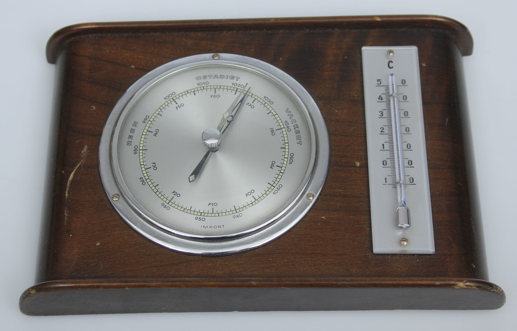 Настольный гигрометр с термометром