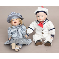 2 куклы - мальчик и девочка