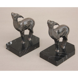 Spelter book holders 