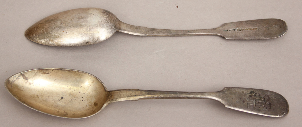 Silver tablespoons 2 pcs.