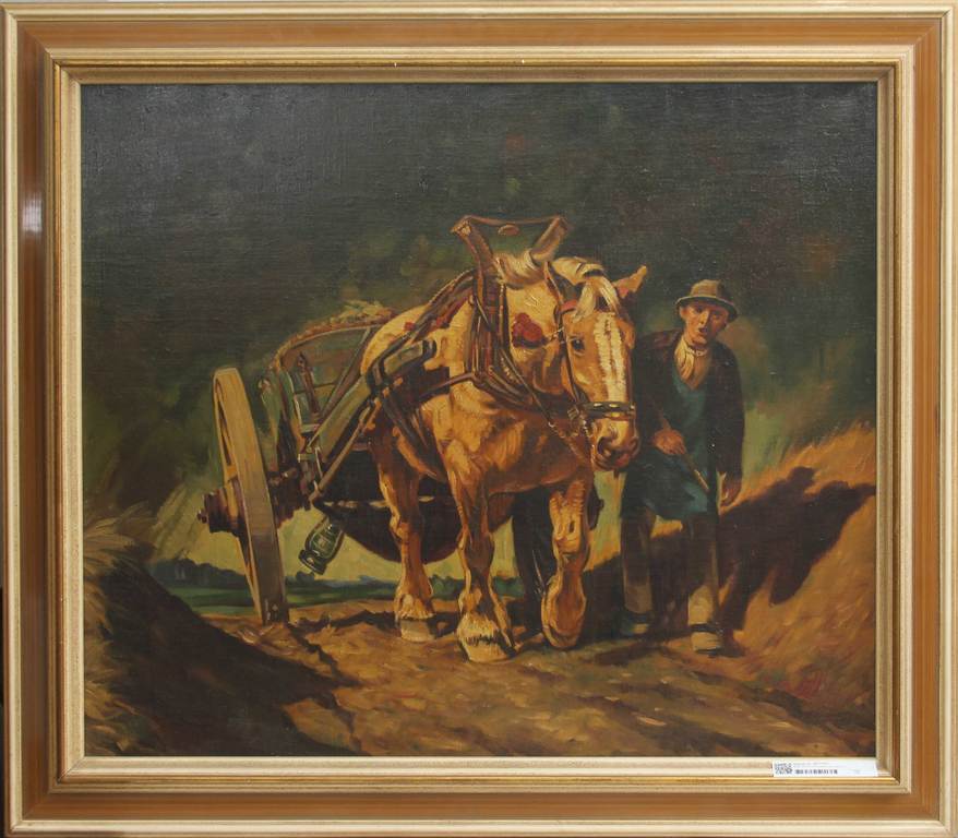Worker with a horse
