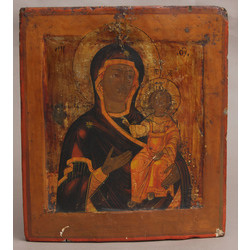 Православная деревянная икона с росписью