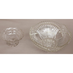 Glass utensils 2 pcs.