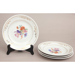 Porcelain plates 4 pcs. 