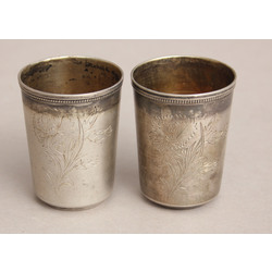 Silver glasses 2 pcs.