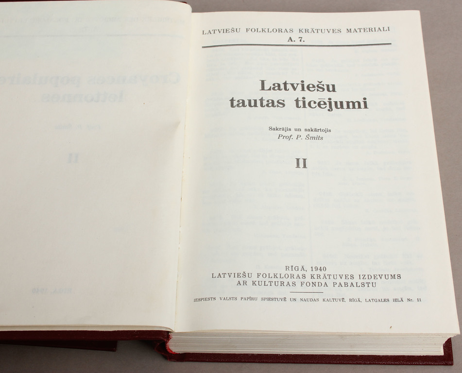 P.Šmits, Latvian Folk Beliefs (3 books)