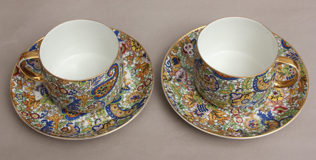 Porcelain cup with saucer (2 pcs)