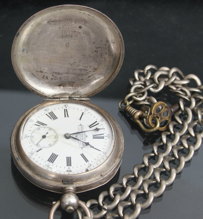 Silver pocket watch 