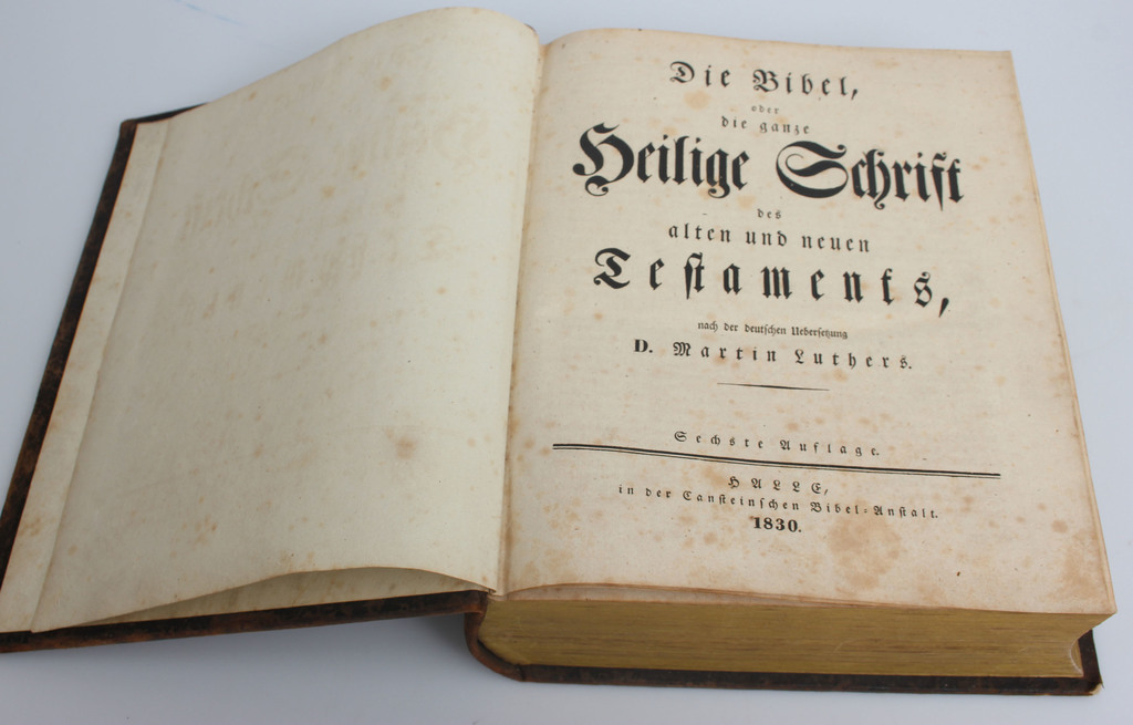 Peter Rudolf's Family Bible