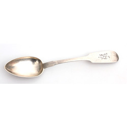 Silver dessert spoon