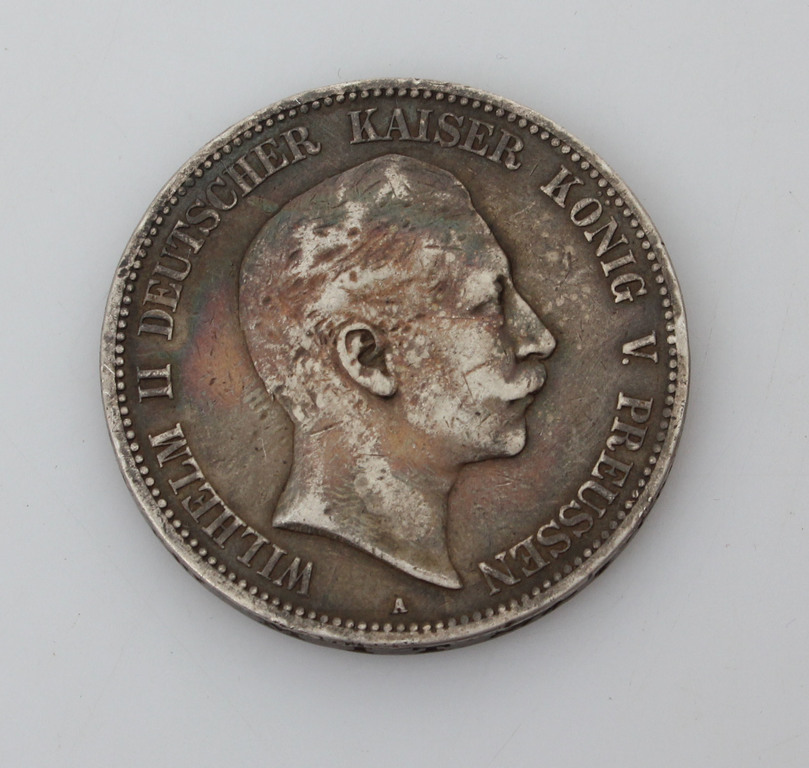 Sudraba monēta 5 markas,  1900