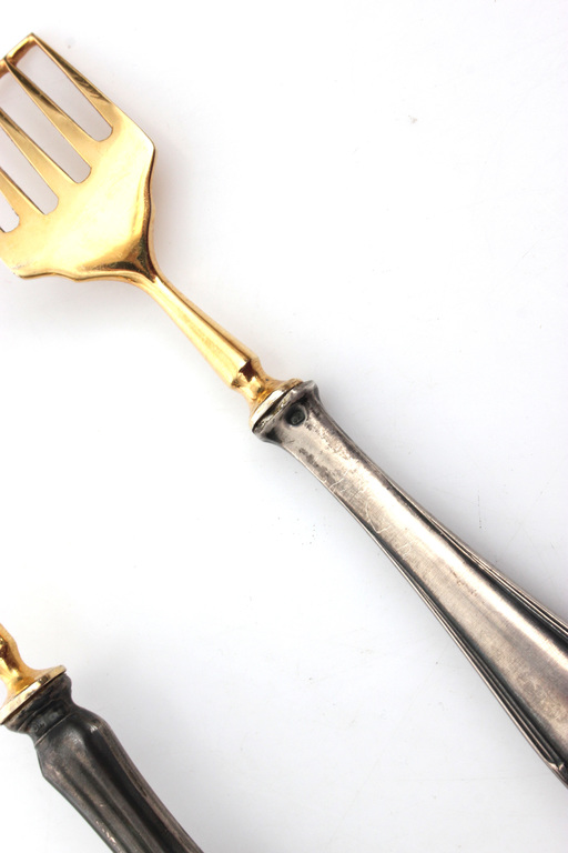 Set - Silver spoon and fork