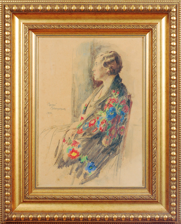 Female with the shawl