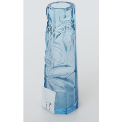Small glass vase in art noveau