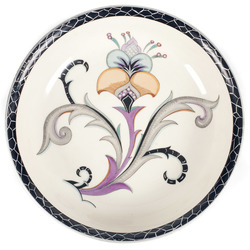 Painted porcelain plate