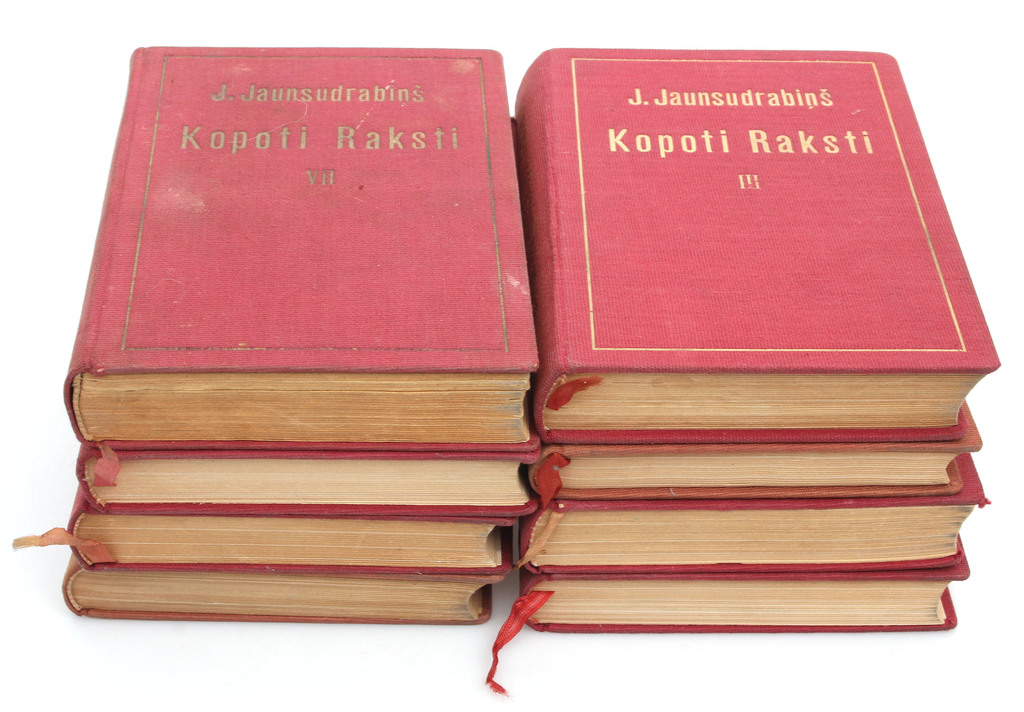 Jānis Jaunsudrabiņš, Kopoti raksti(Volumes 1-8)