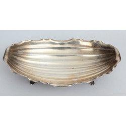 Utensil from silver plated metal