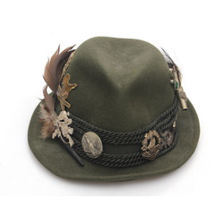 Шляпа охотника с 13 серебряными булавками