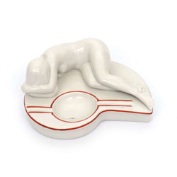 Porcelain ashtray “Sleeping women”