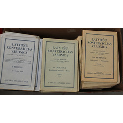 Latviešu konversācijas vārdnīcas 167 burtnīcas