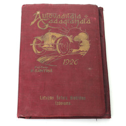 Auto-vadītāja gada grāmata 1926