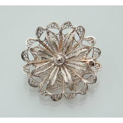 High quality silver brooch