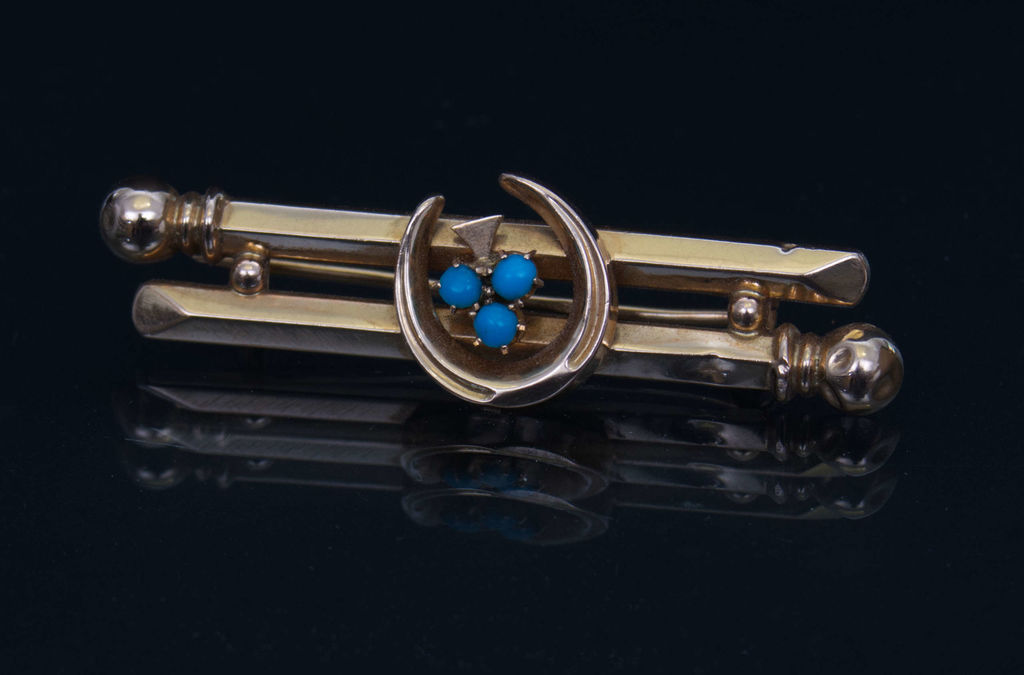56th gold proof brooch