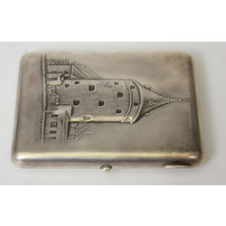 Silver cigarette case